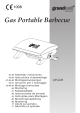 GP-Grill - Gas Portable Barbecue