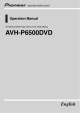 AVH-P6500DVD